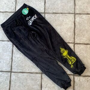 Dr. Seuss The Grinch -  Warm & Plush Pajama Bottom - Size L - Black - NWT